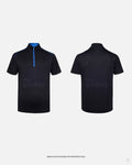 UDF20 Quick-Dry Short Sleeve Mandarin Collar Zip Polo