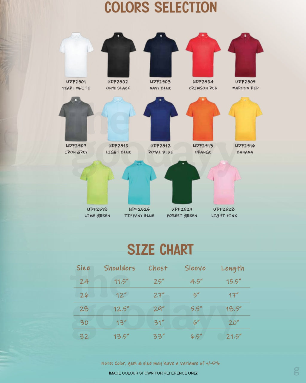 UDF25 Kids Short Sleeve Polo