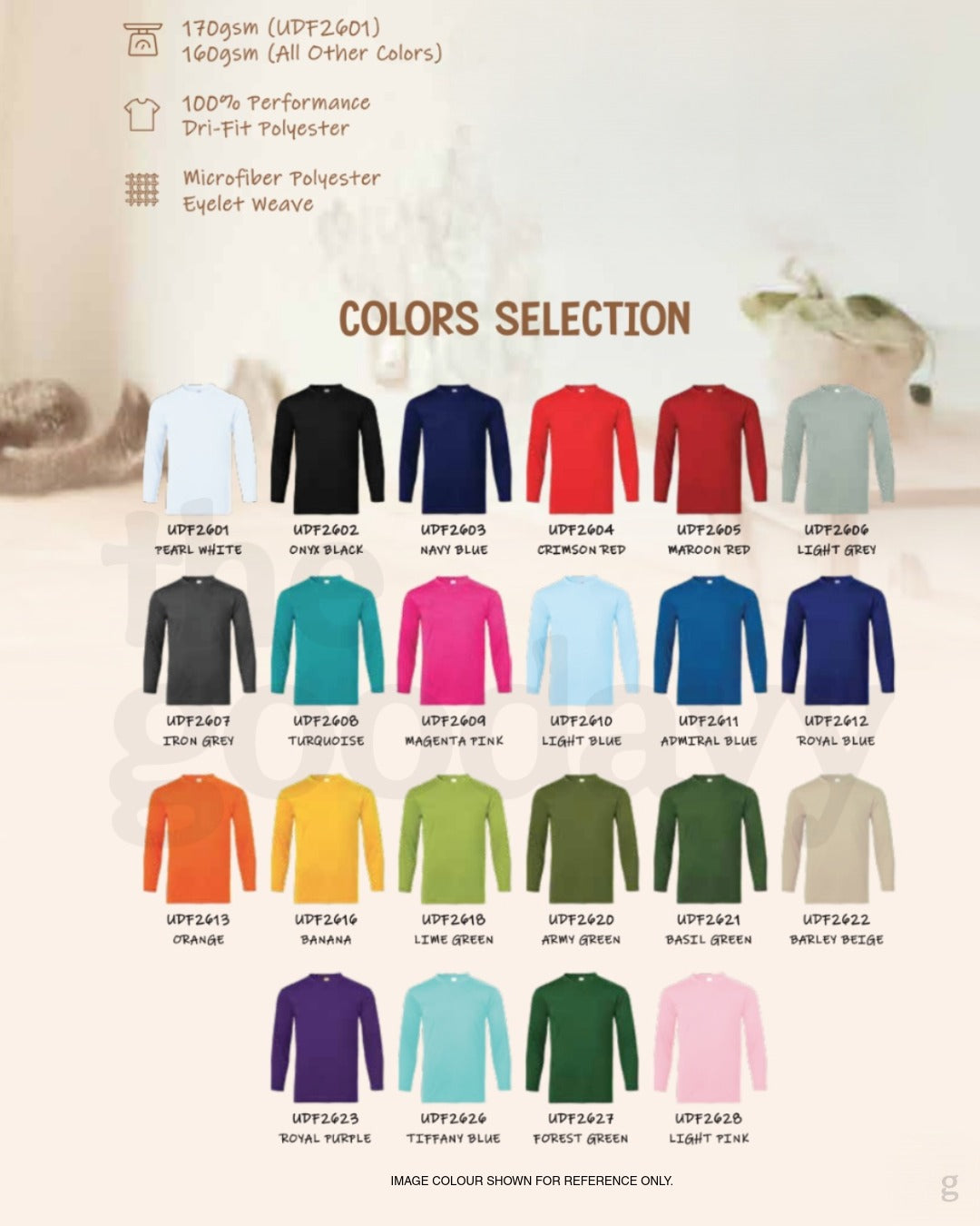 UDF26 Quick-Dry Long Sleeve T-shirt