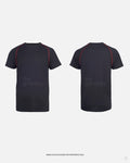 UDP08 Quick-Dry Short Sleeve Contrast VOV Piping T-Shirt