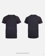 UDP08 Quick-Dry Short Sleeve Contrast VOV Piping T-Shirt