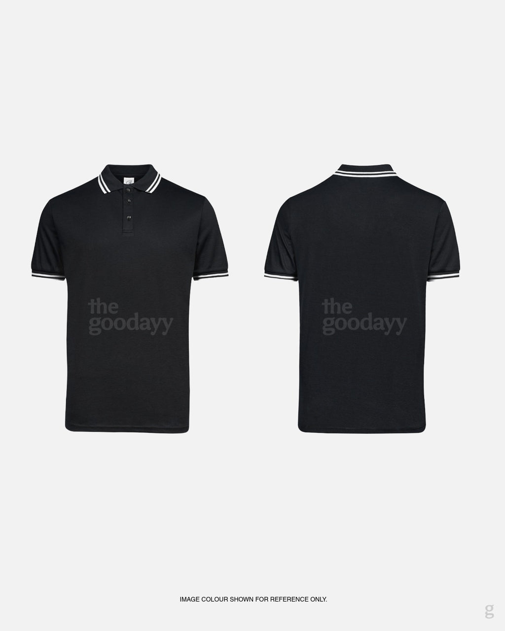 UH02 Double Pique CVC Short Sleeve Twin Tipped Polo