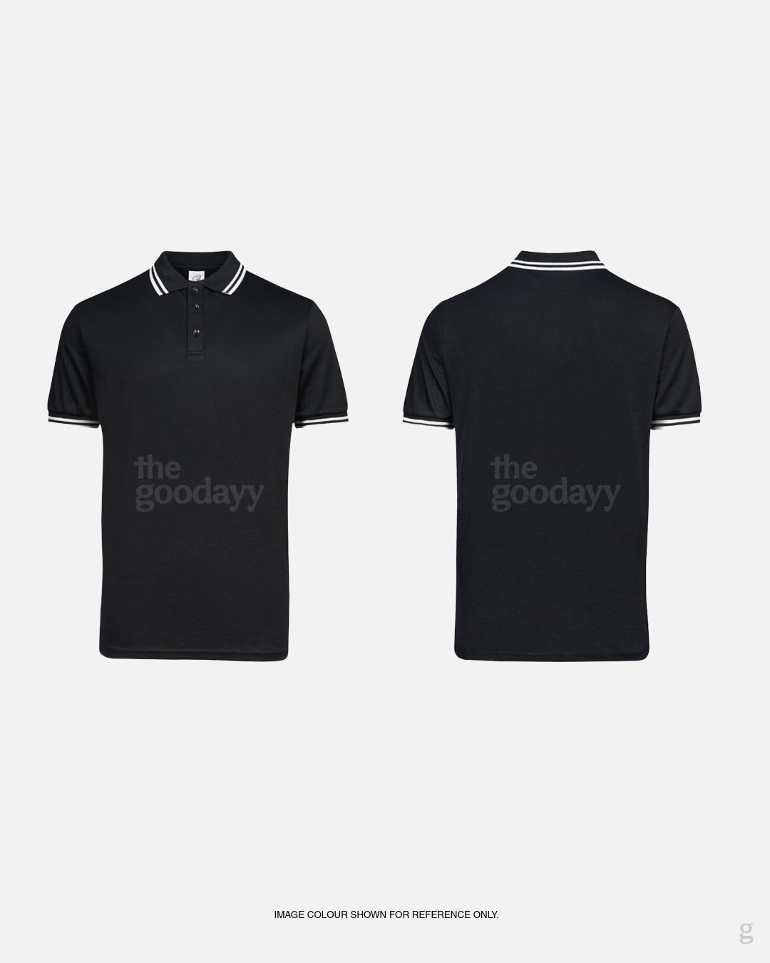 UH02 Double Pique CVC Short Sleeve Twin Tipped Polo
