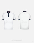 UH03 Double Pique CVC Short Sleeve Ace Mandarin Collar Polo