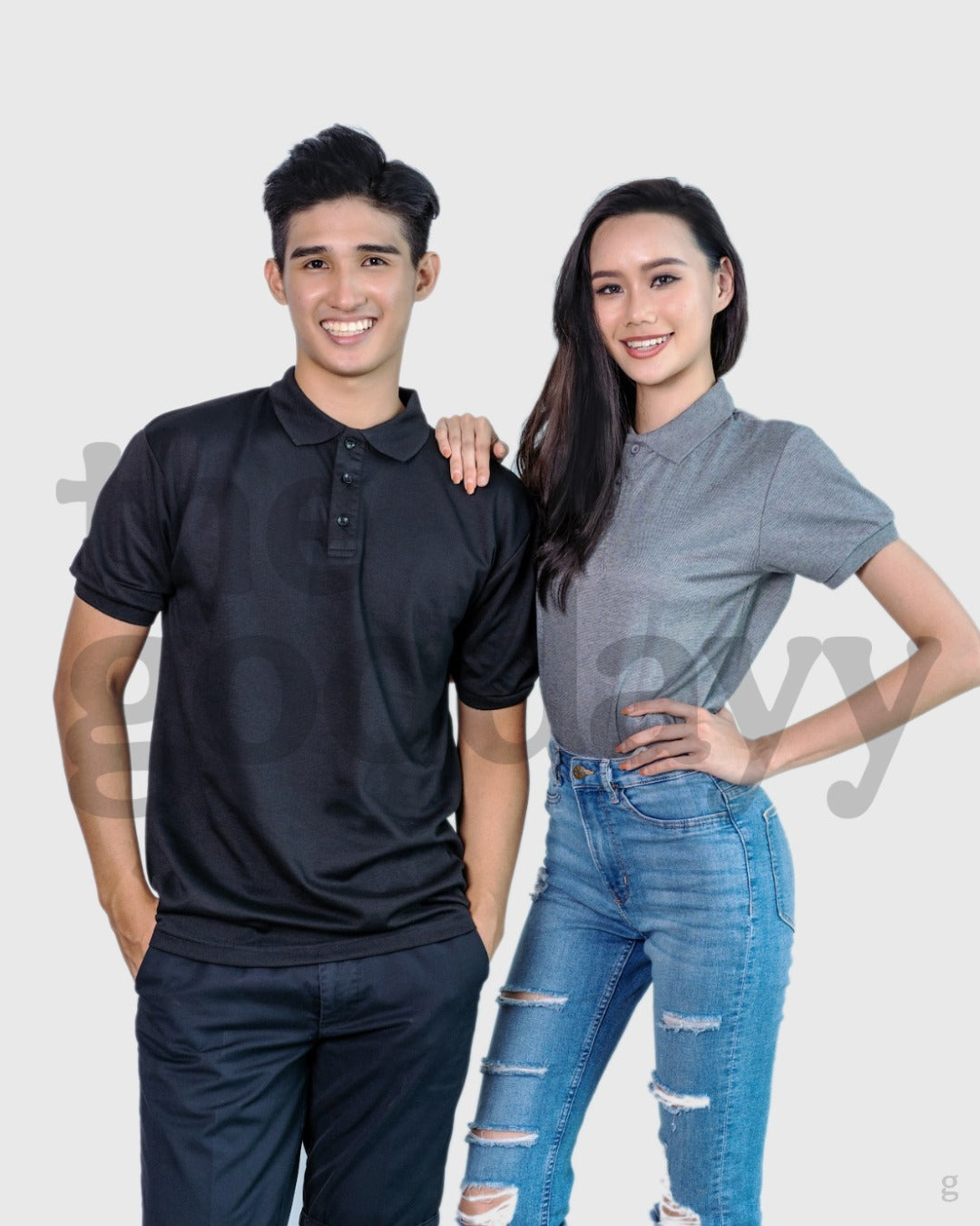 UH27 Double Pique CVC Short Sleeve Polo
