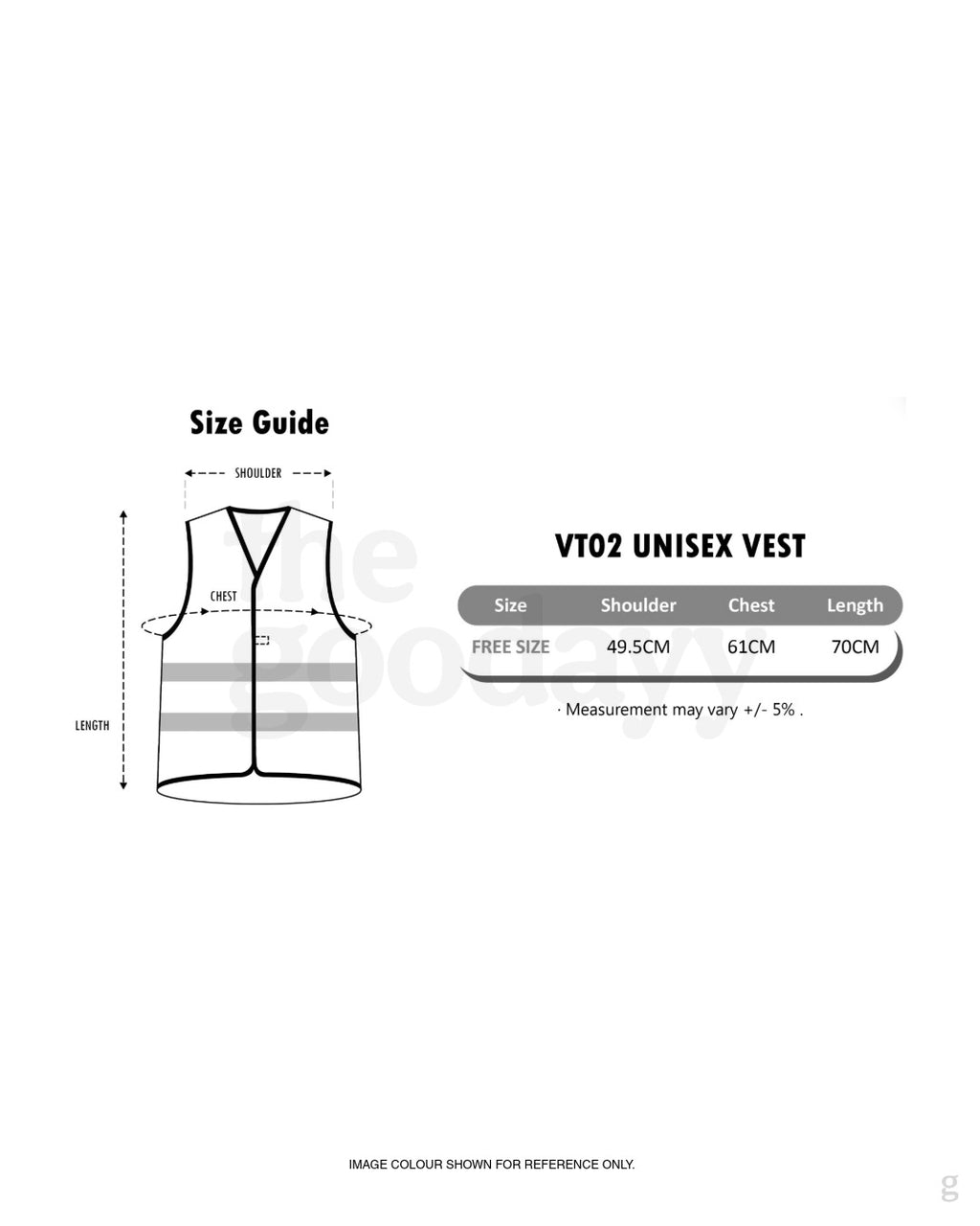 VT02 Sleeveless Safety Vest
