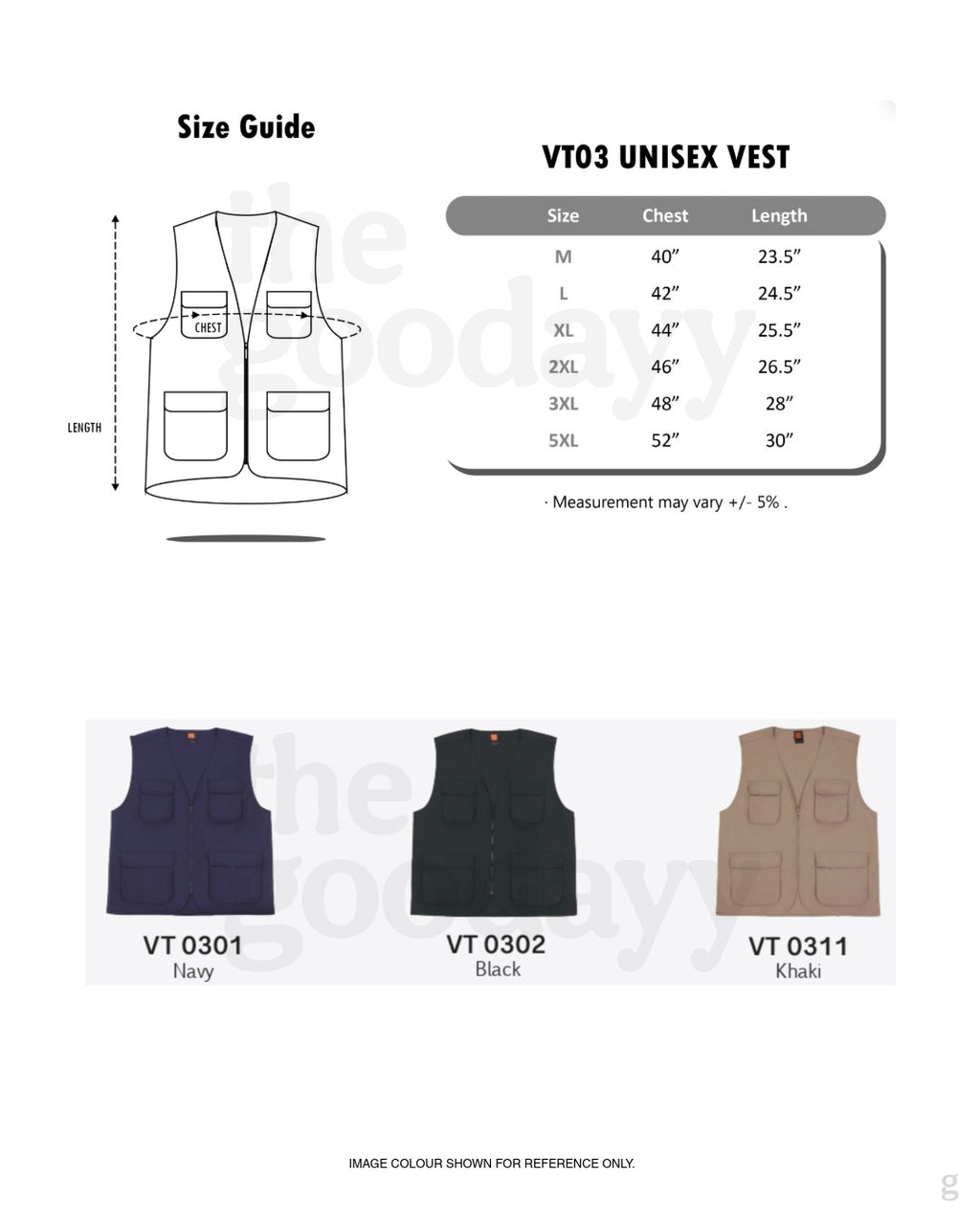 VT03 Utility Sleeveless Vest Jacket