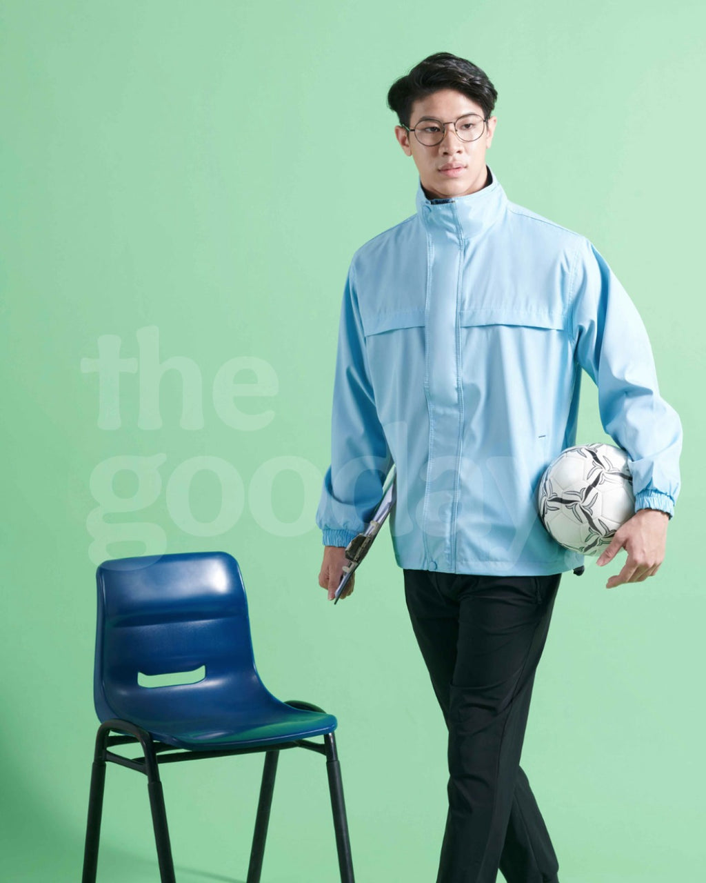 WR01 Full-Zip Reversible Windbreaker Jacket