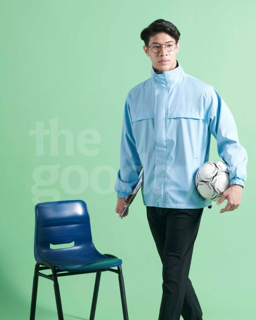 WR01 Full-Zip Reversible Windbreaker Jacket