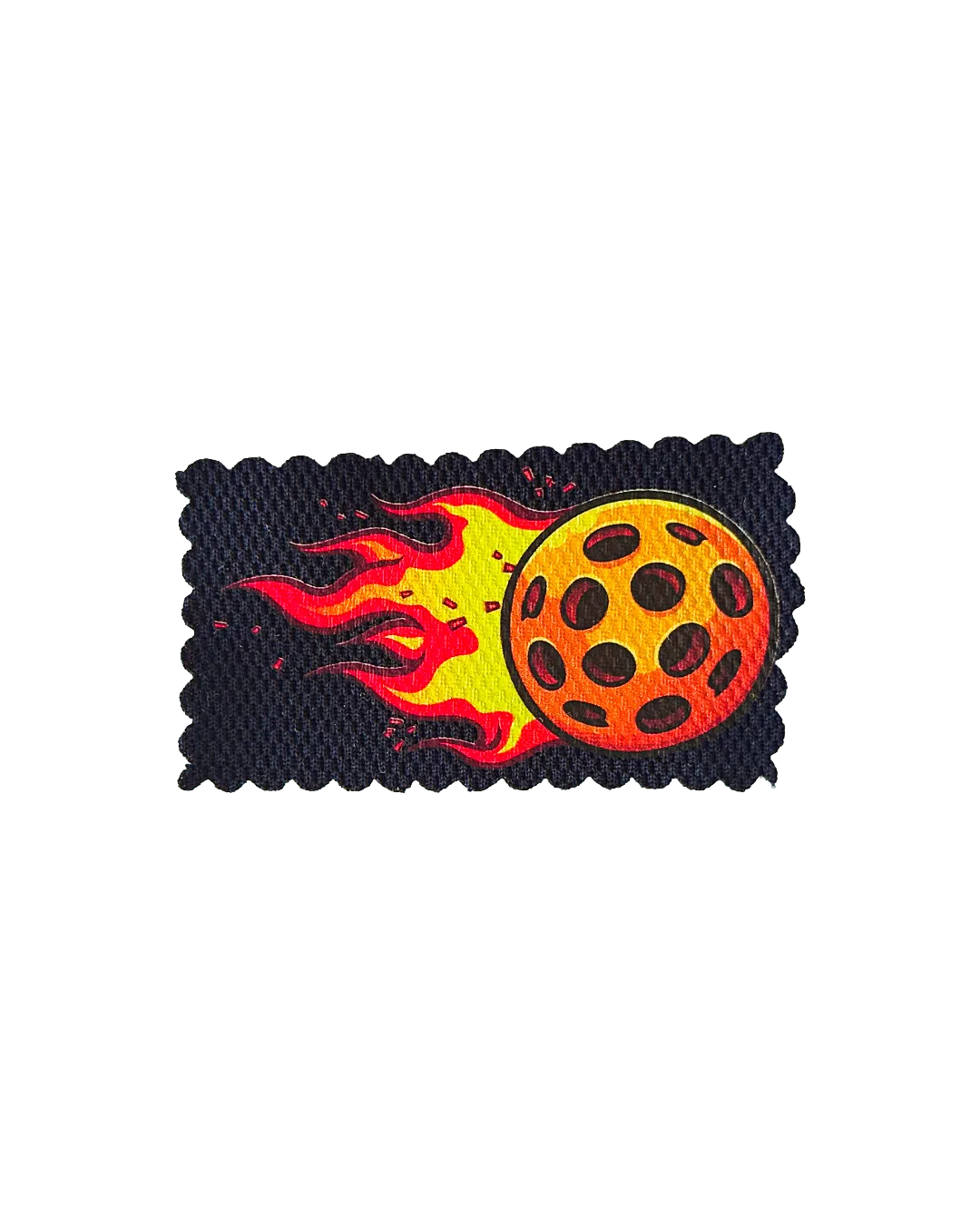 Pickleball on Fire Sticker