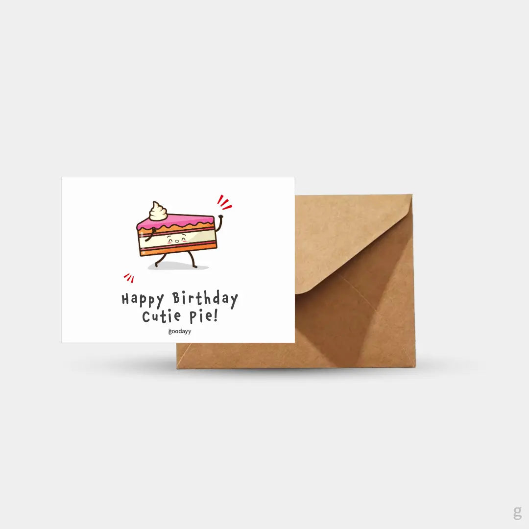 Happy Birthday Cutie Greeting Card