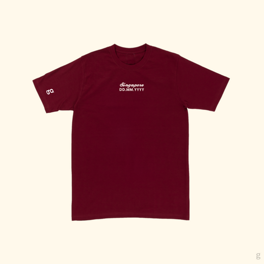SG Birth Year Embroidery Tee