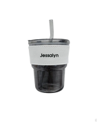 [Embroidery Name] Glass Tumbler