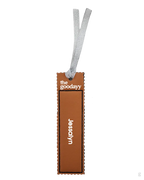 [Embroidery Name] Vegan Leather Bookmark