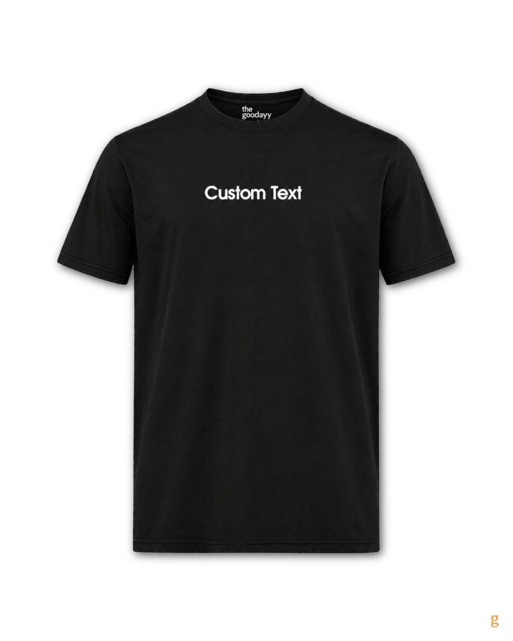 Custom Text Embroidery Tee