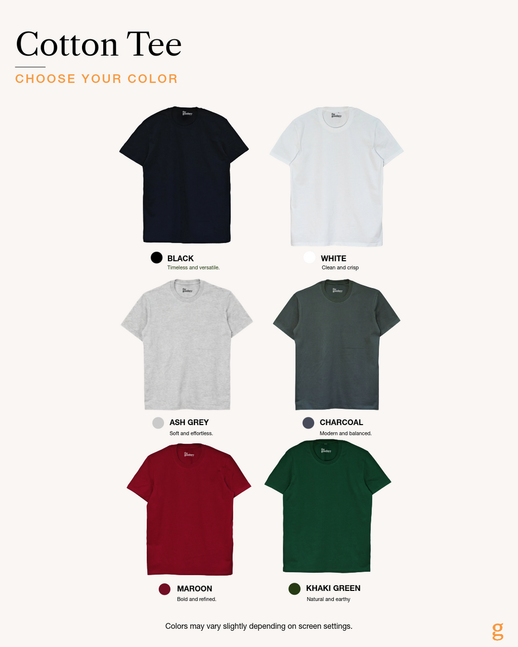 Custom Text Embroidery Cotton Tee