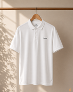 Custom Text Embroidery Cotton Polo