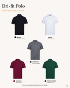 Custom Text Embroidery Dri-Fit Polo