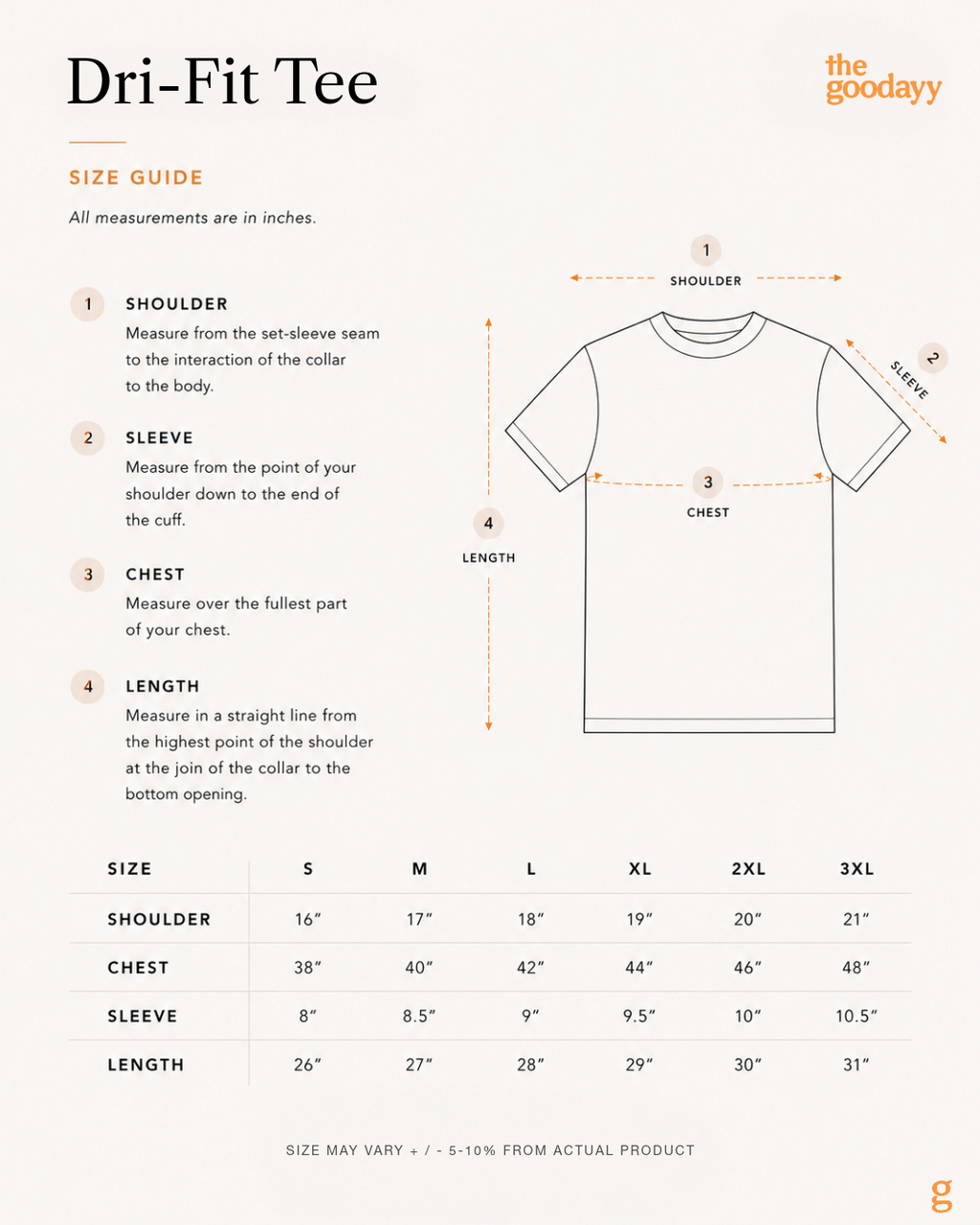 Custom Text Embroidery Dri-Fit Tee
