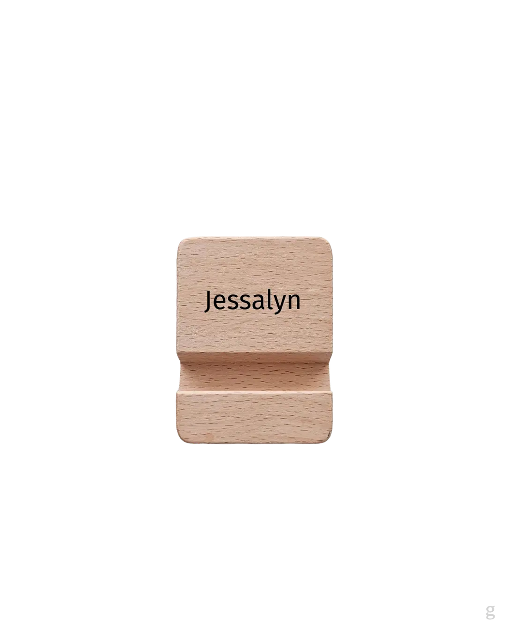 [Custom Name] Wood Phone Stand