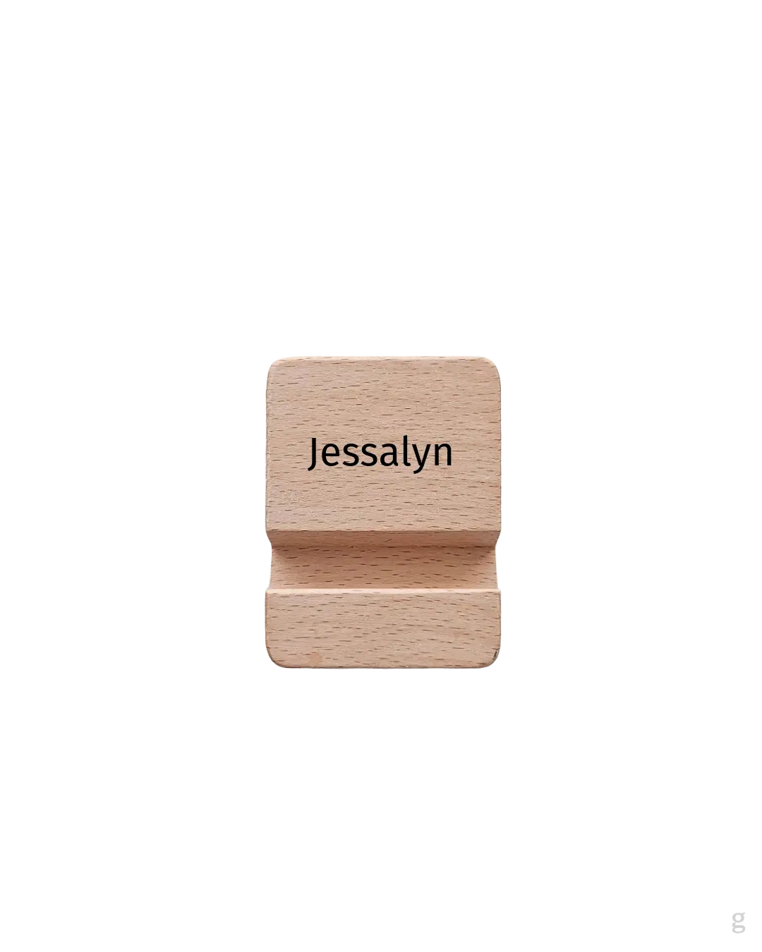 [Custom Name] Wood Phone Stand