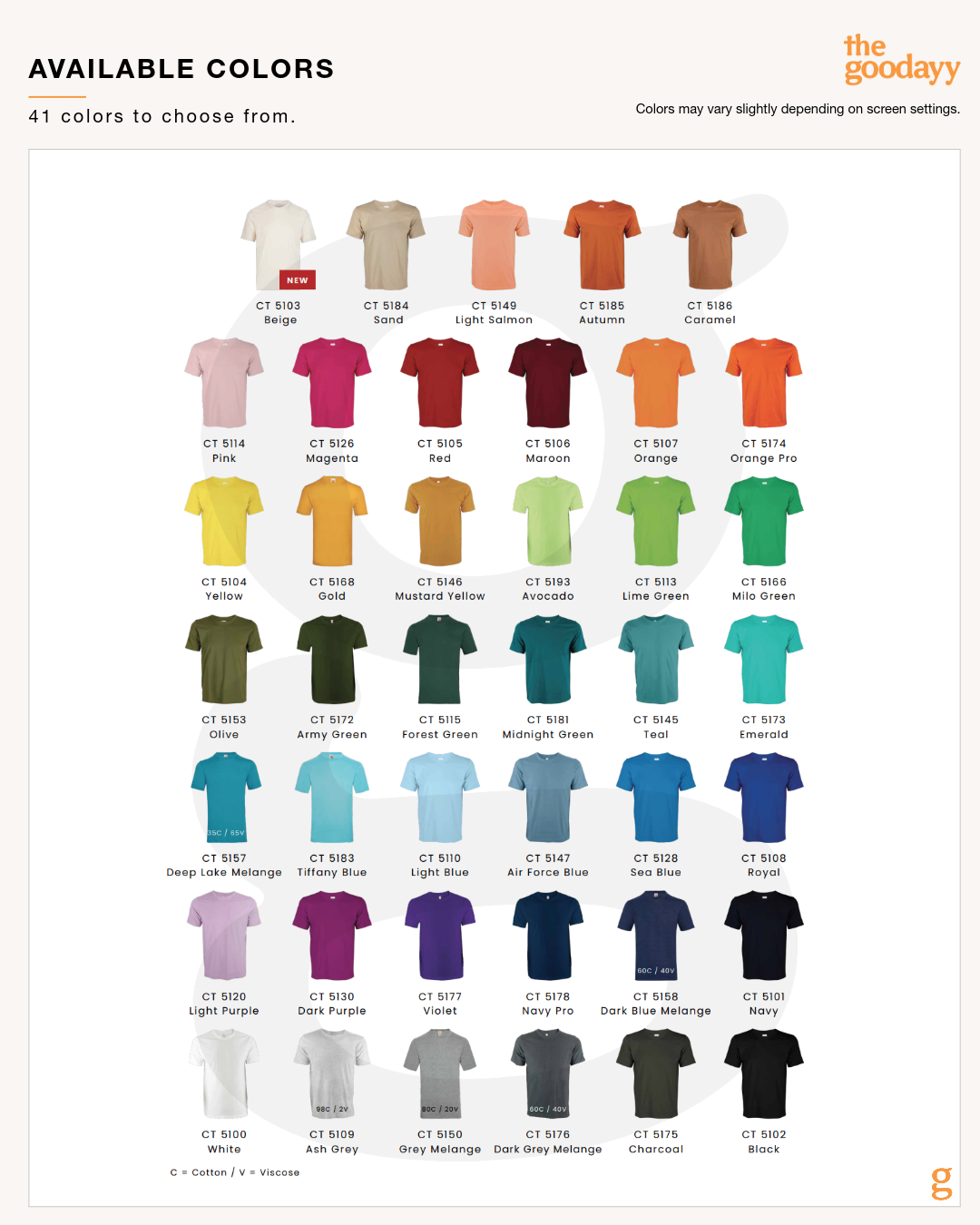 CT51 Cotton Short Sleeve Tee