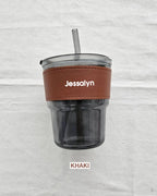[Embroidery Name] Glass Tumbler