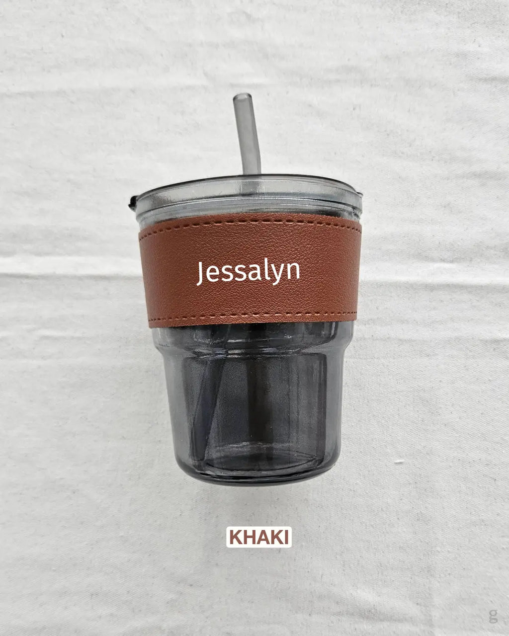 [Custom Name] Glass Tumbler