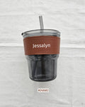 [Custom Name] Glass Tumbler
