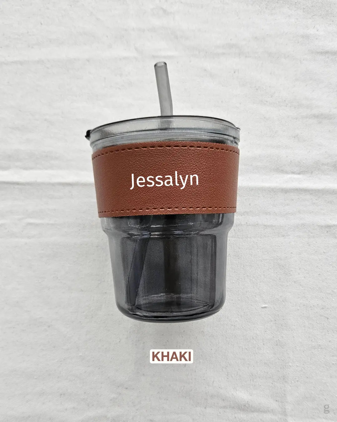 [Custom Name] Glass Tumbler