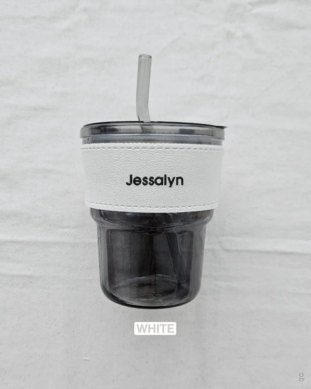 [Embroidery Name] Glass Tumbler