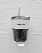 [Embroidery Name] Glass Tumbler