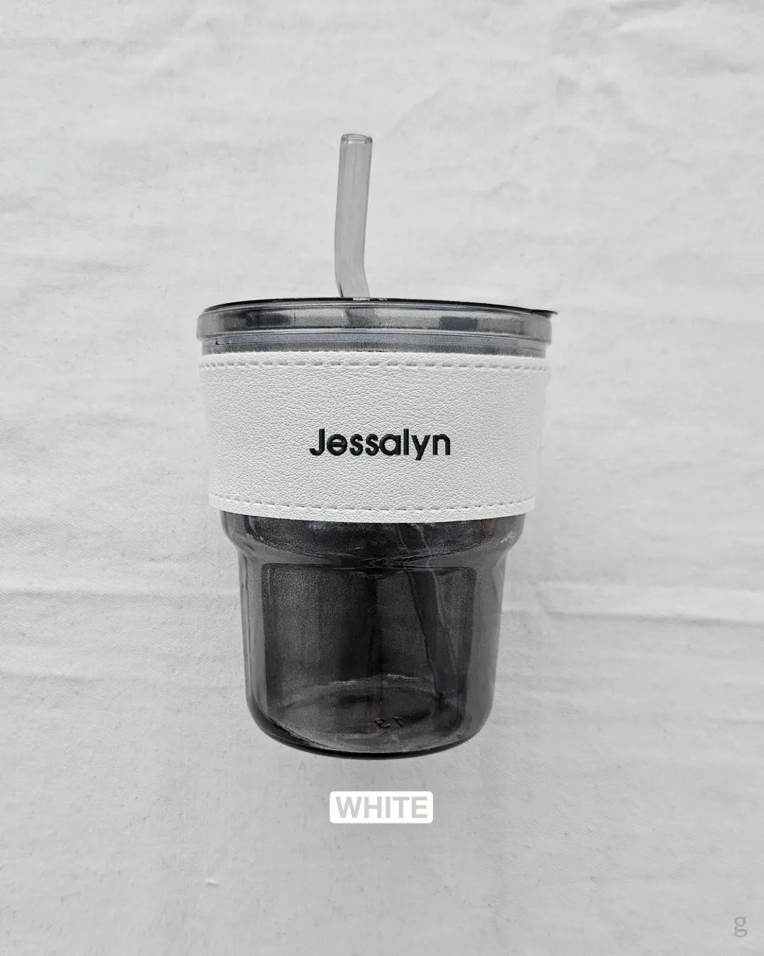[Embroidery Name] Glass Tumbler