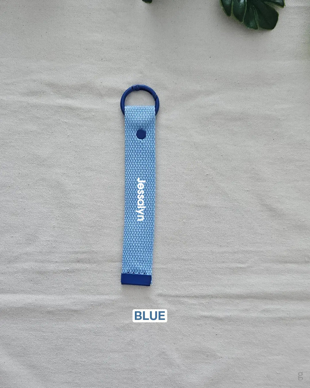 [Embroidery Name] Keychain Strap