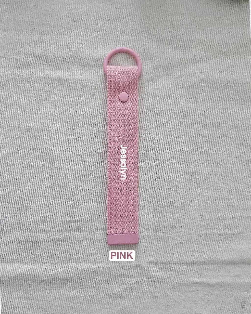 [Embroidery Name] Keychain Strap