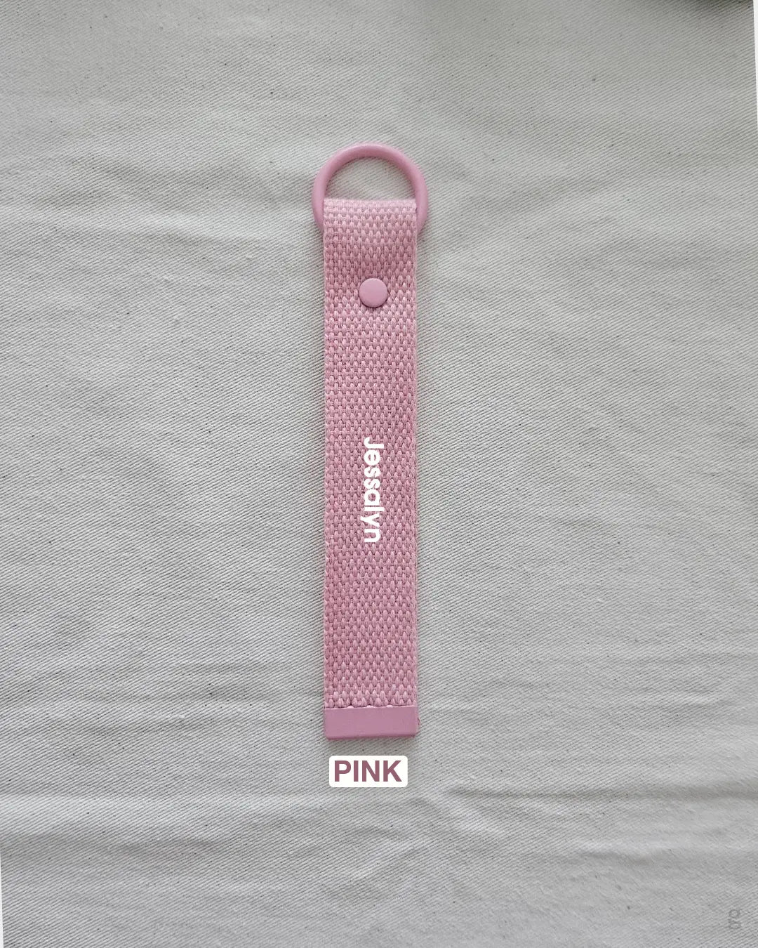 [Embroidery Name] Keychain Strap