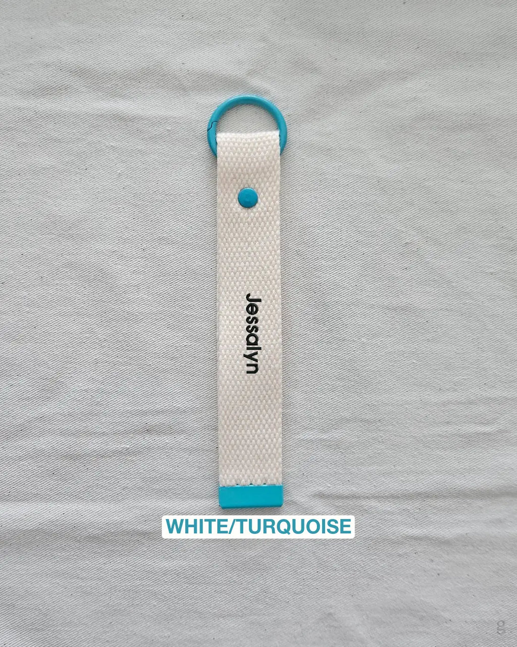 [Embroidery Name] Keychain Strap