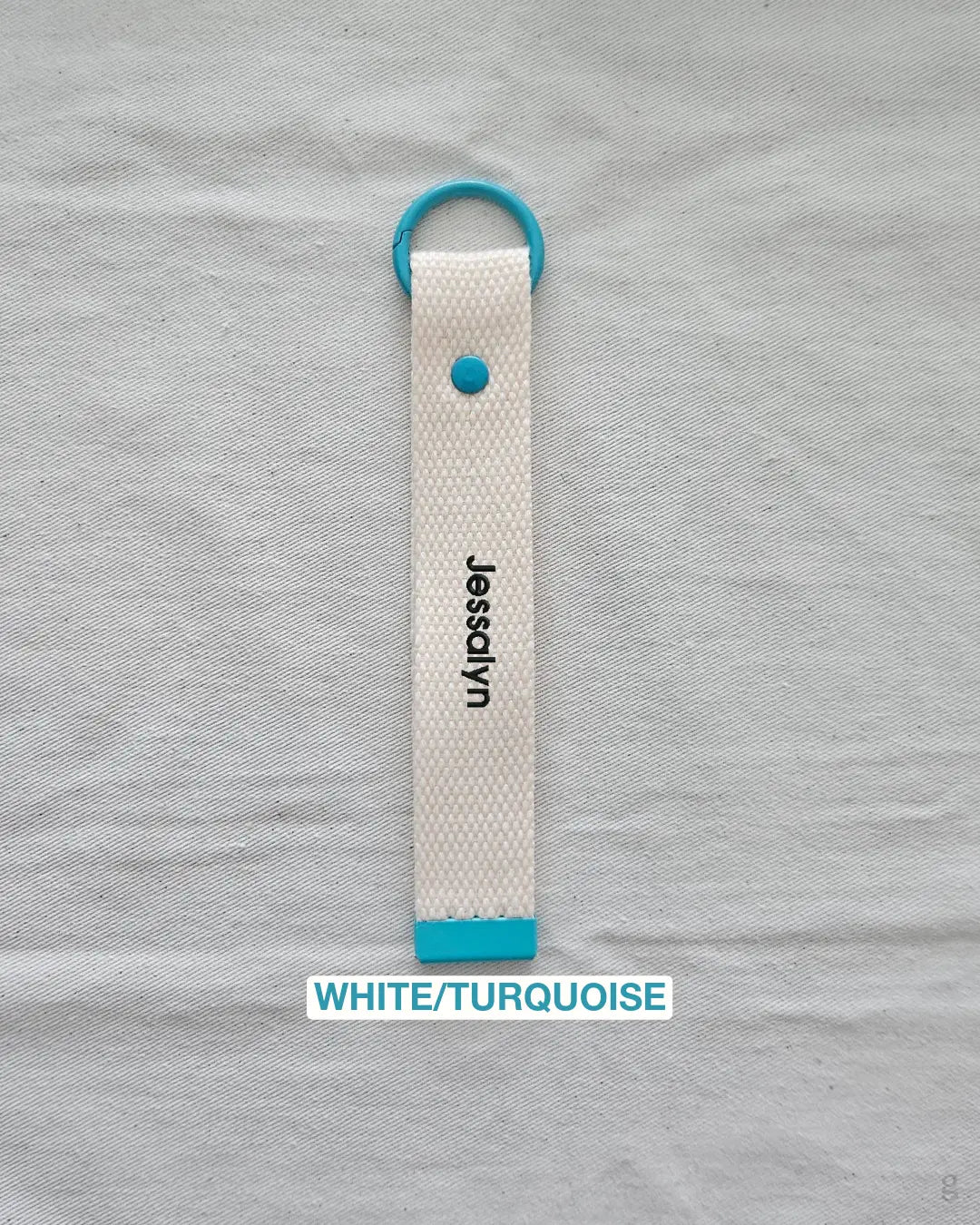 [Embroidery Name] Keychain Strap