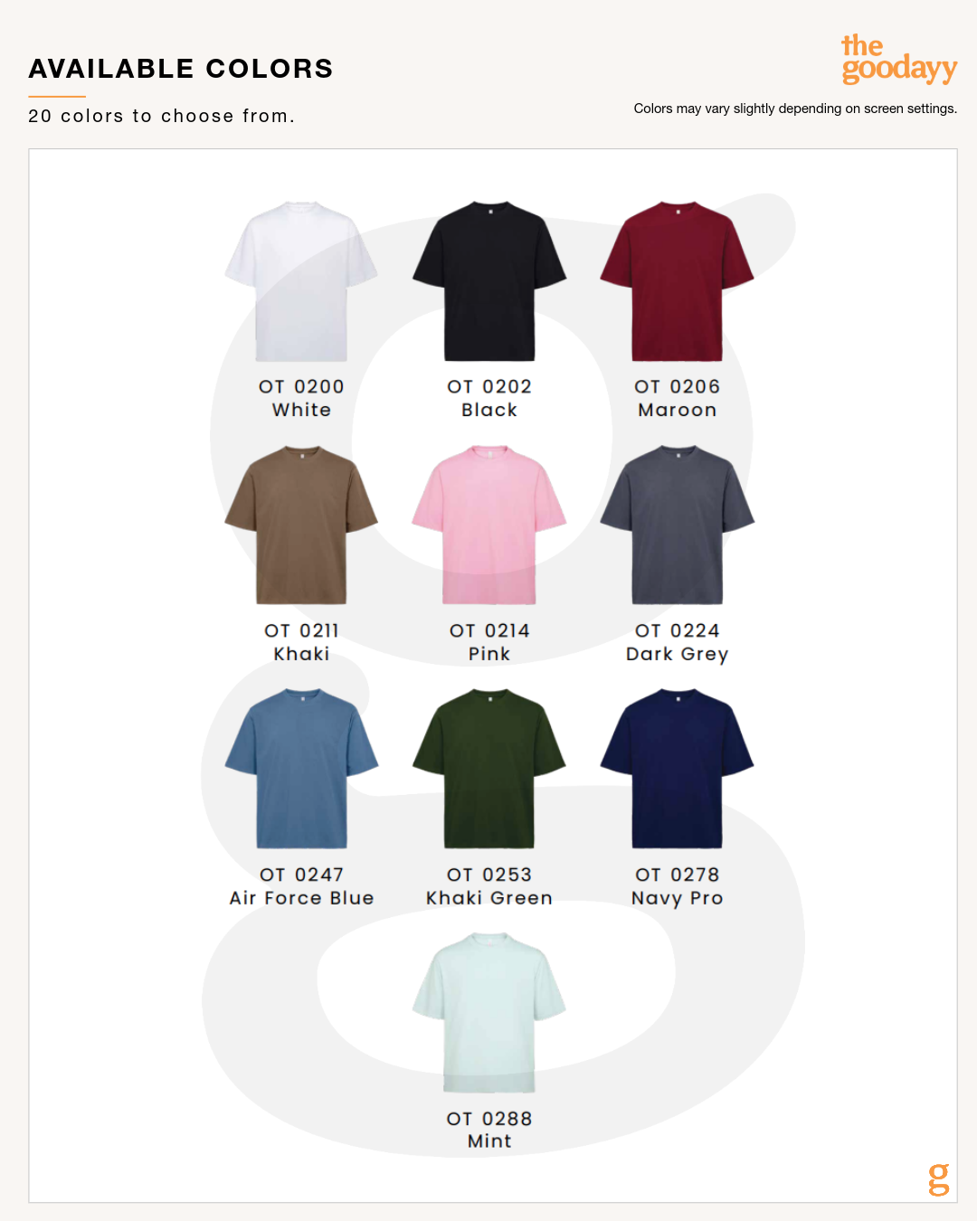 OT02 Oversized Cotton Short Sleeve Tee