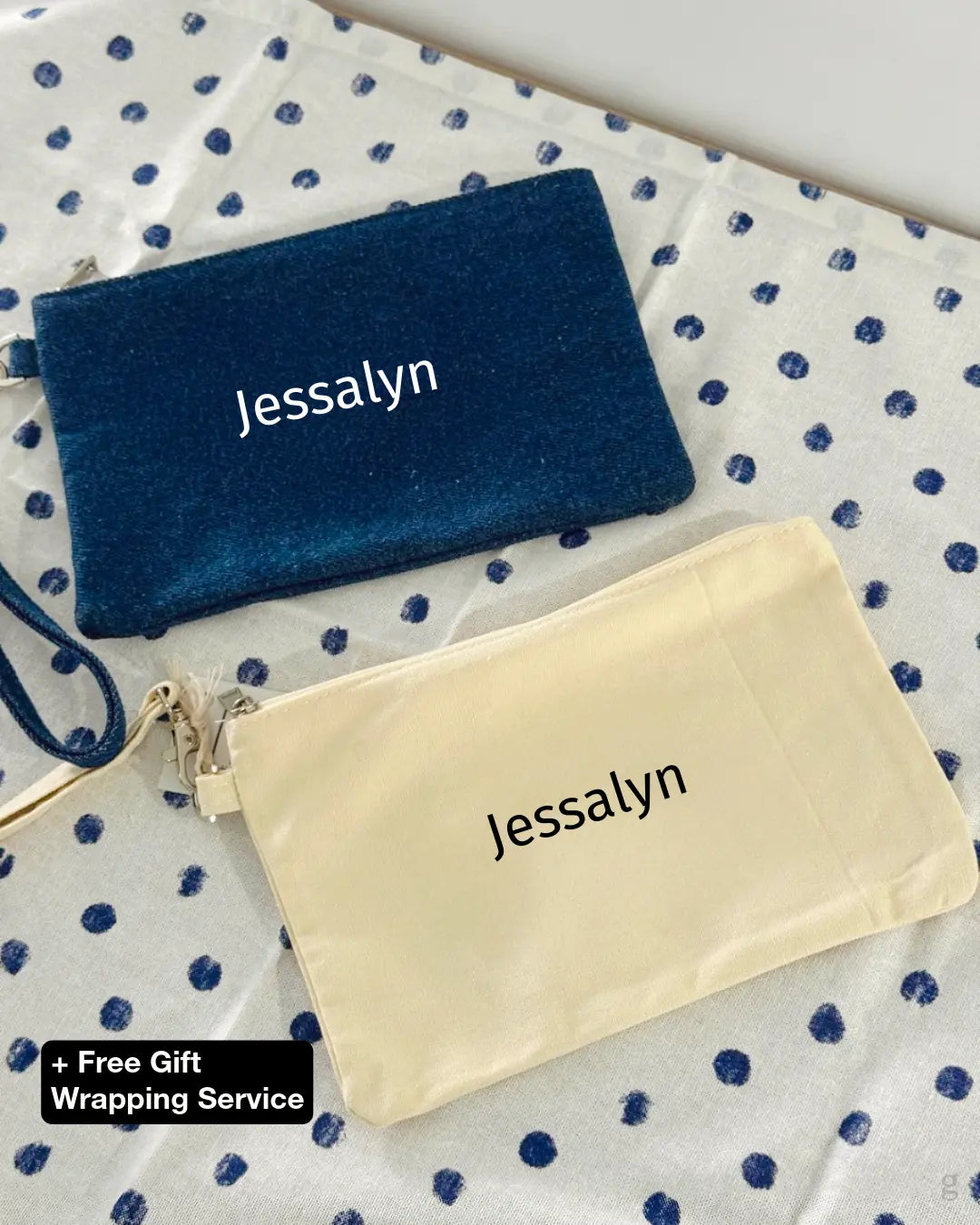 [Custom Name] Pouch W/ Strap