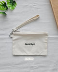 [Embroidery Name] Pouch W/ Strap