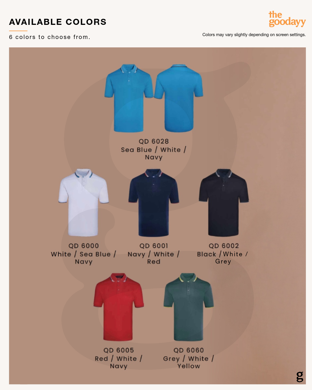 QD60 Quick Dry Short Sleeve Tipped Collar & Cuff Polo