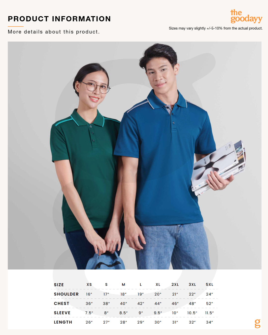 QD64 Quick Dry CVC Short Sleeve Polo
