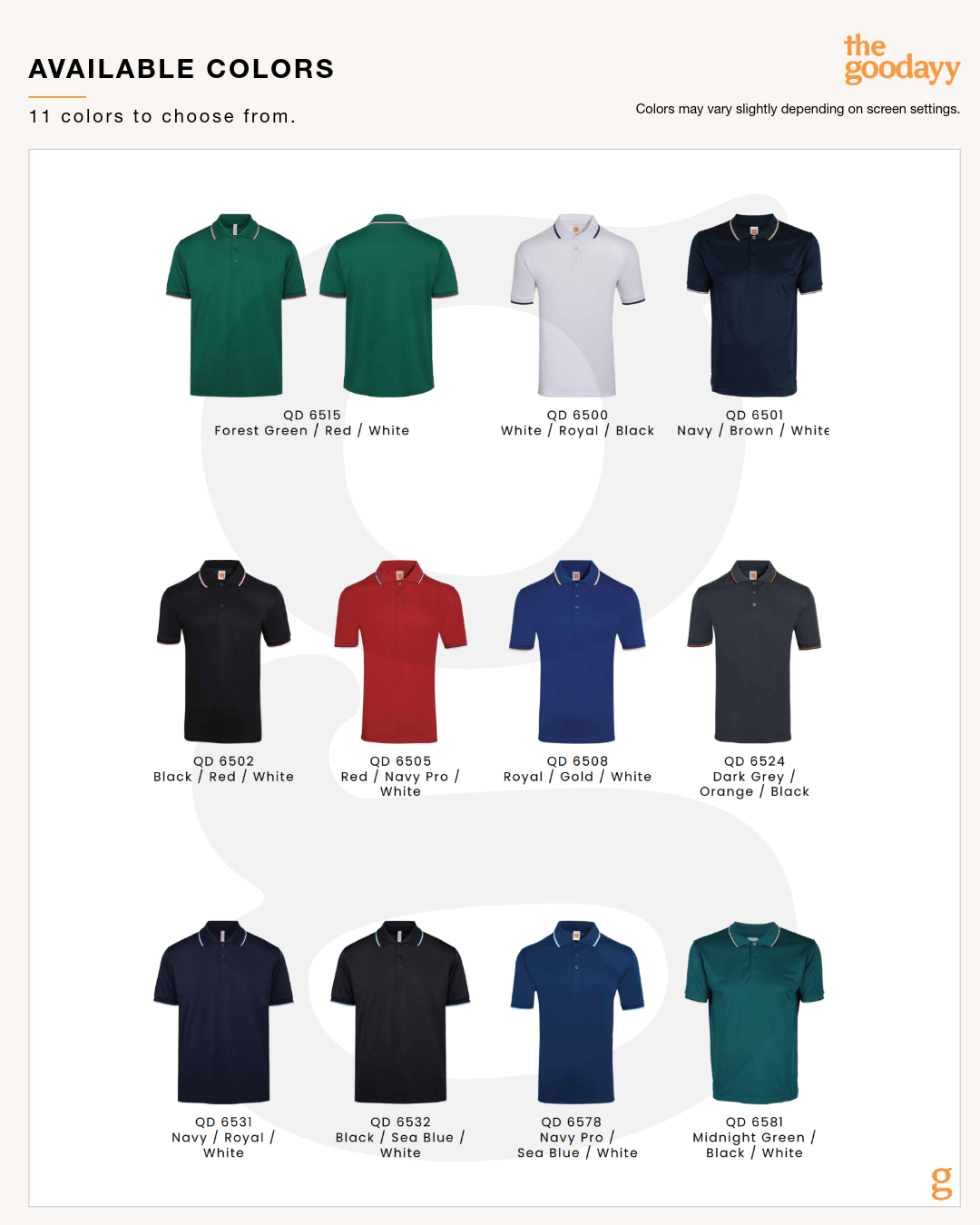 QD65 Quick Dry Short Sleeve Tipped Collar & Cuff Polo