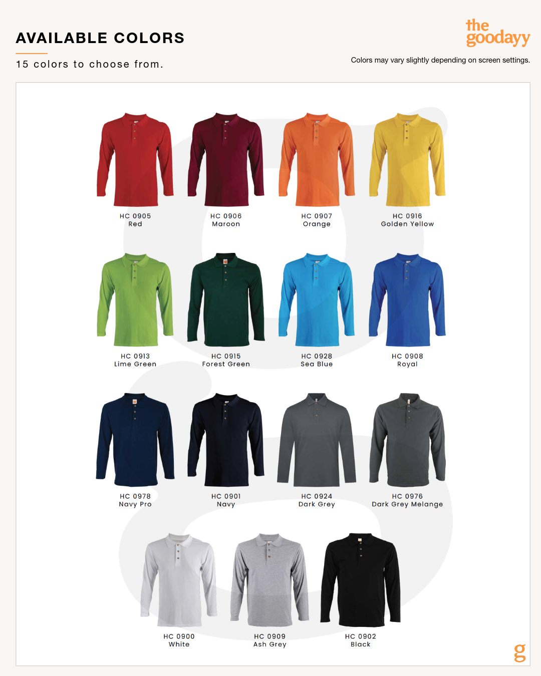 HC09 Honeycomb CVC Long Sleeve Polo
