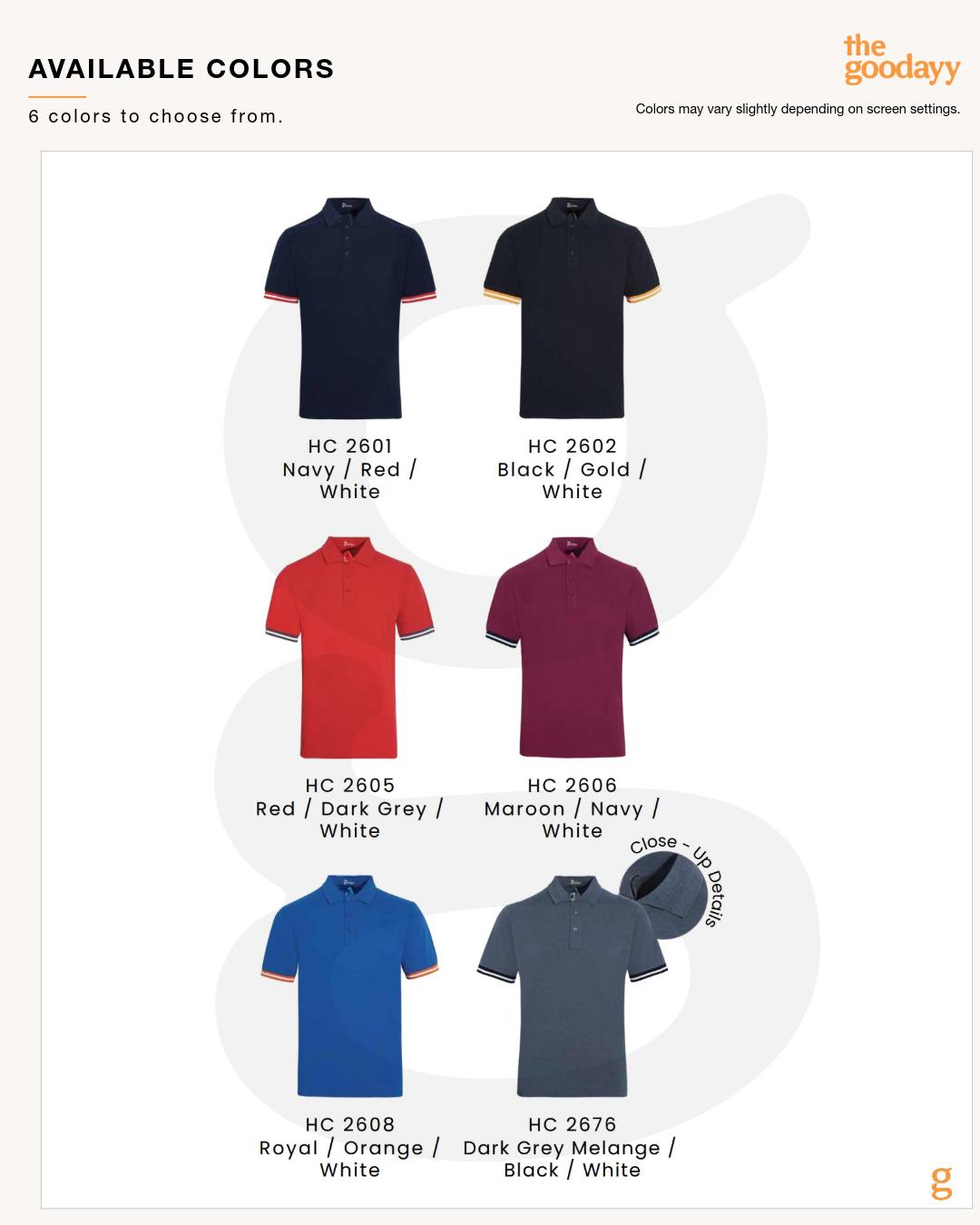 HC26 Honeycomb CVC Short Sleeve Polo