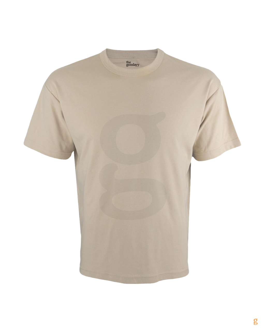 OT01 Oversized Ribbed Collar Short Sleeve Tee