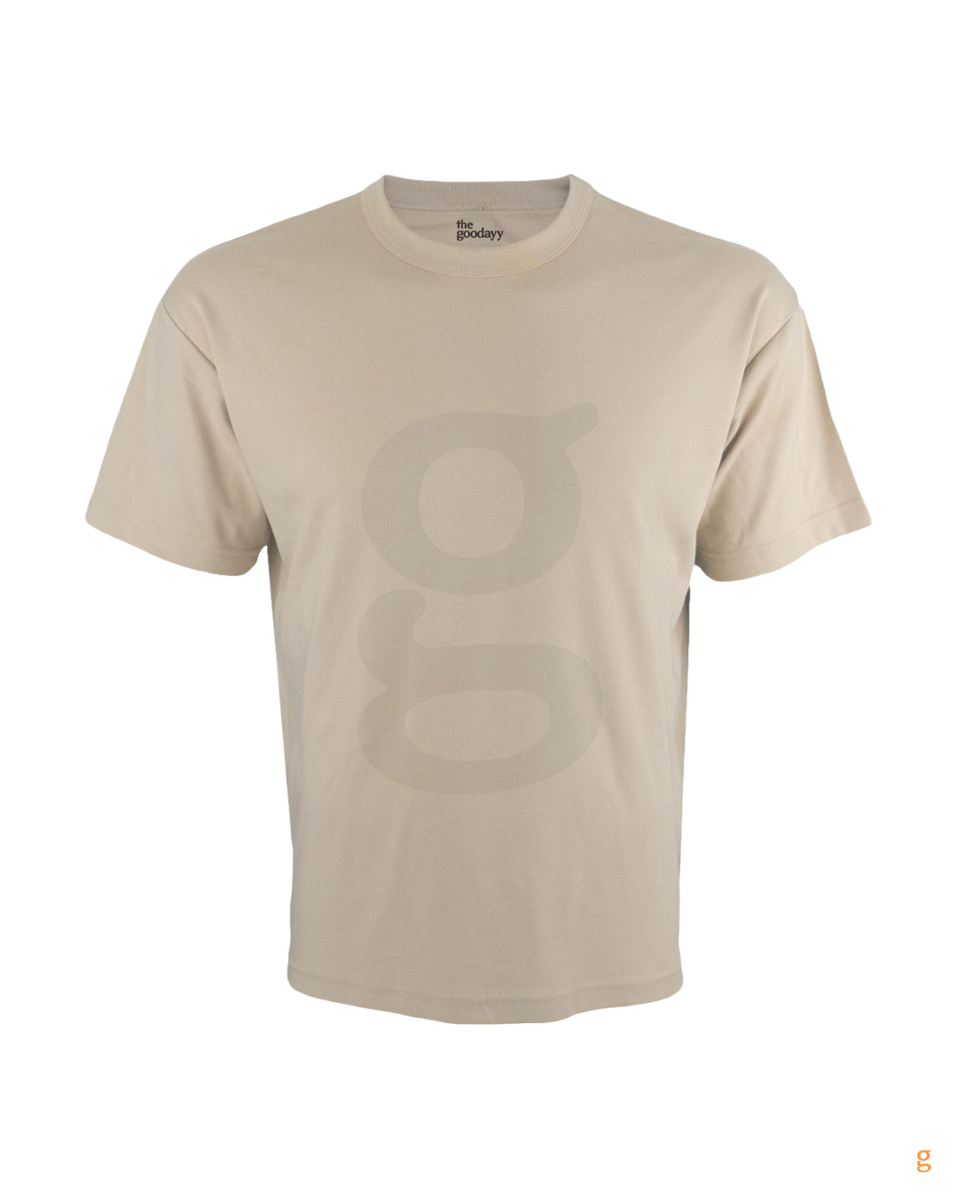 OT01 Oversized Ribbed Collar Short Sleeve Tee