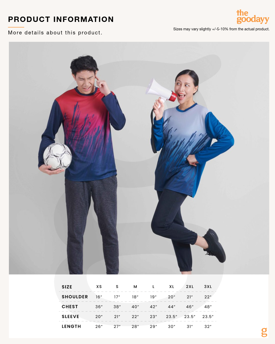 QD83 Quick Dry Long Sleeve Sublimation Tee