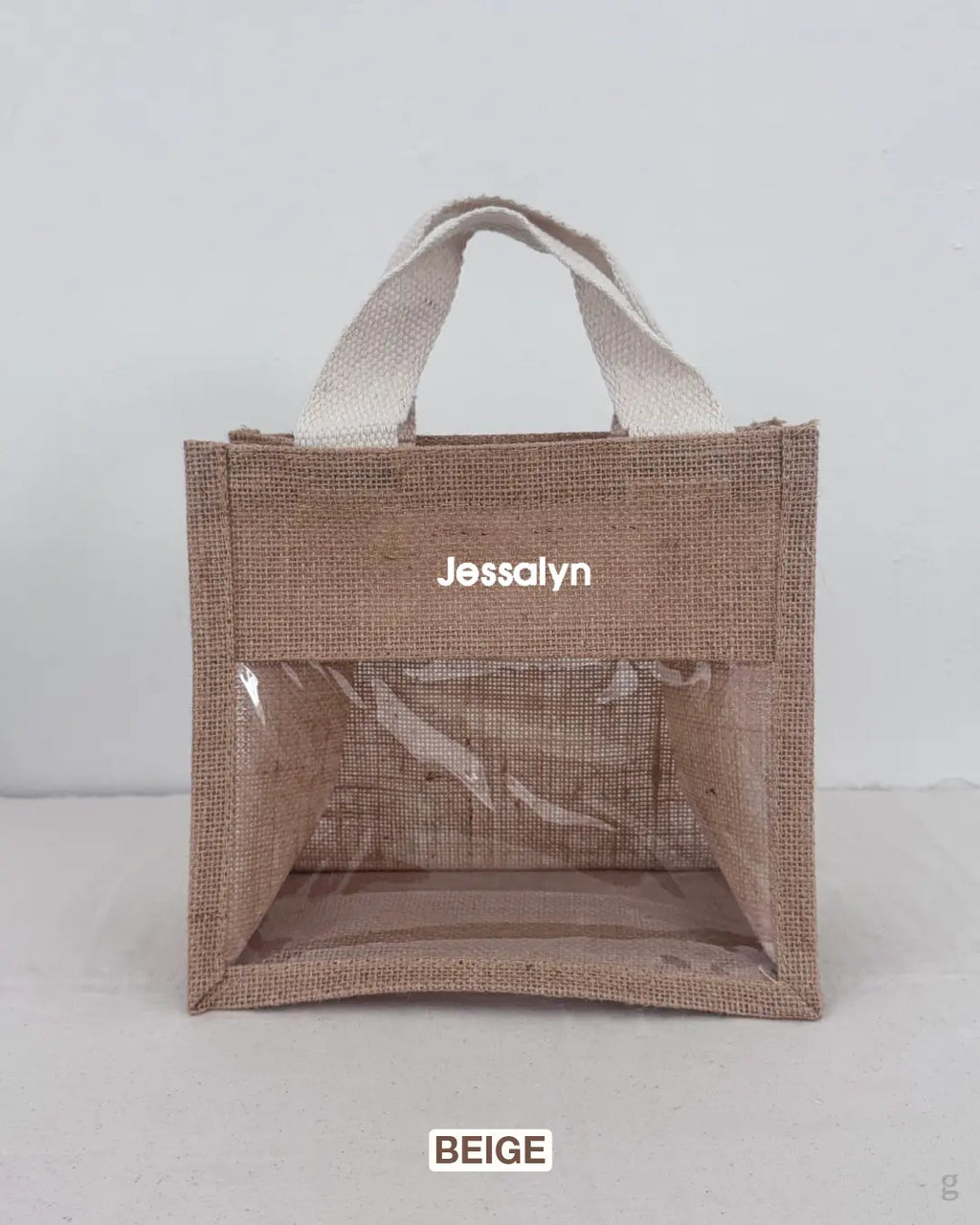 [Embroidery Name] Window Jute Bag